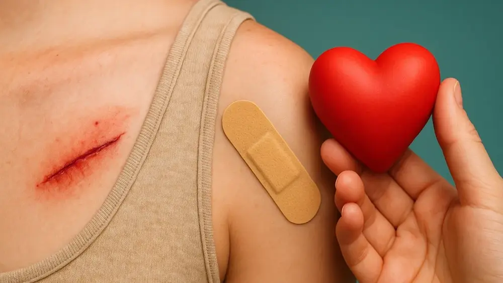 Sonhar com feridas no corpo: cura, limites e autocuidado